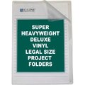 C-Line Products C-Line Products Deluxe Non-Glare Vinyl Project Folders, Legal Size, 14 x 8 1/2, 50/BX 62139